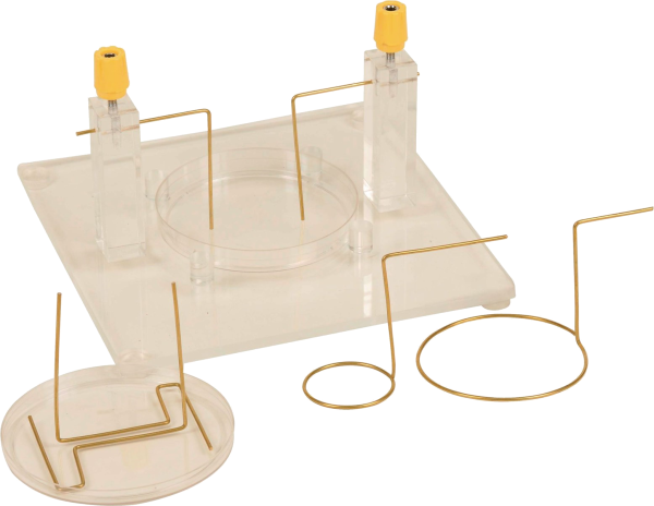 Conjunto para estudo do campo elétrico.