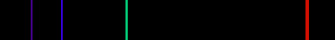 Figura 1 - Espectro de emissão do átomo de hidrogénio.